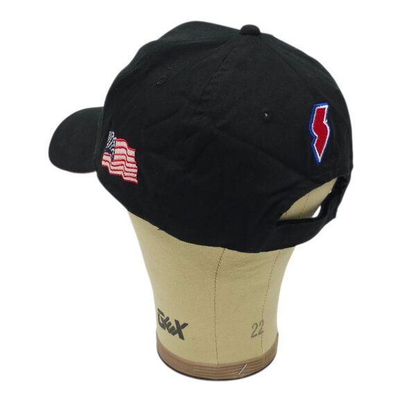 Summit Racing Equipment Strapback Cap Trucker Baseball Embroidered Logo Flag Hat - Picture 13 of 14